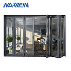 Reticolato dello schermo della vetroresina delle porte di vetro di scivolamento di stile della fisarmonica di NAVIEW