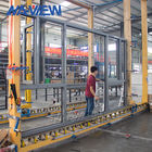 Finestra moderna di alluminio del saltatore di prezzo basso su ordinazione del ODM dell'OEM doppia